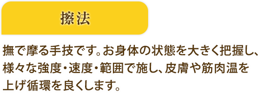 主要な手技